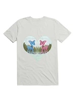 Kawaii Baby Blue Pink Valentine's Day Shirt T-Shirt