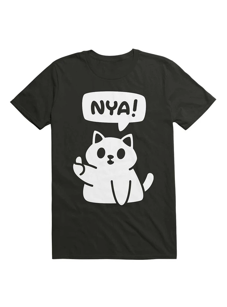Kawaii Oke "Nya!" Cat T-Shirt