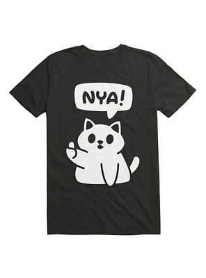 Kawaii Oke "Nya!" Cat T-Shirt