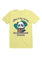 Kawaii Coffee is My Current Relationship Status T-Shirt