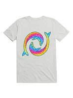 Kawaii Tie Dye Dolphins T-Shirt