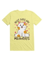 Kawaii Best Days Are Meowdays Cat Lover T-Shirt