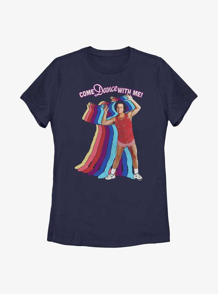 Richard Simmons Dance Party Womens T-Shirt