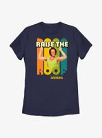 Richard Simmons Raise The Roof Womens T-Shirt