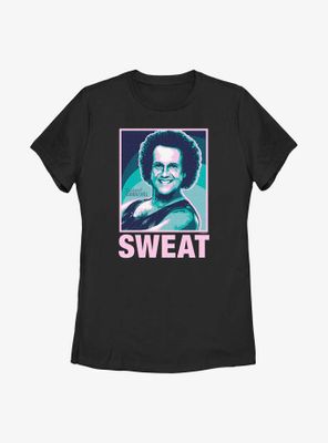 Richard Simmons Sweat Poster Womens T-Shirt