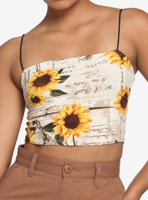 Sunflower Key Girls Crop Cami