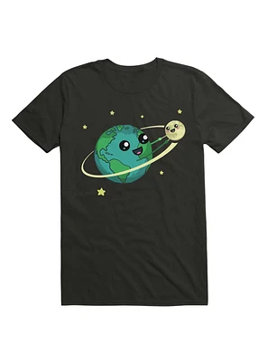Kawaii Earth And Moon Best Friends Forever T-Shirt