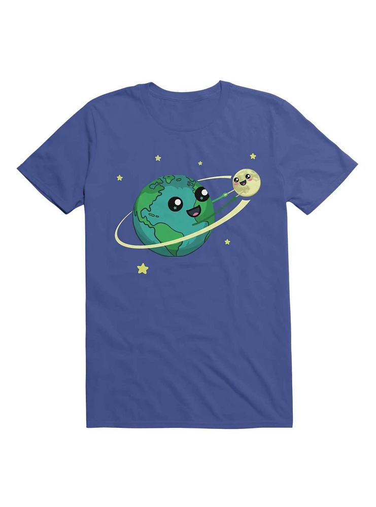 Kawaii Earth And Moon Best Friends Forever T-Shirt