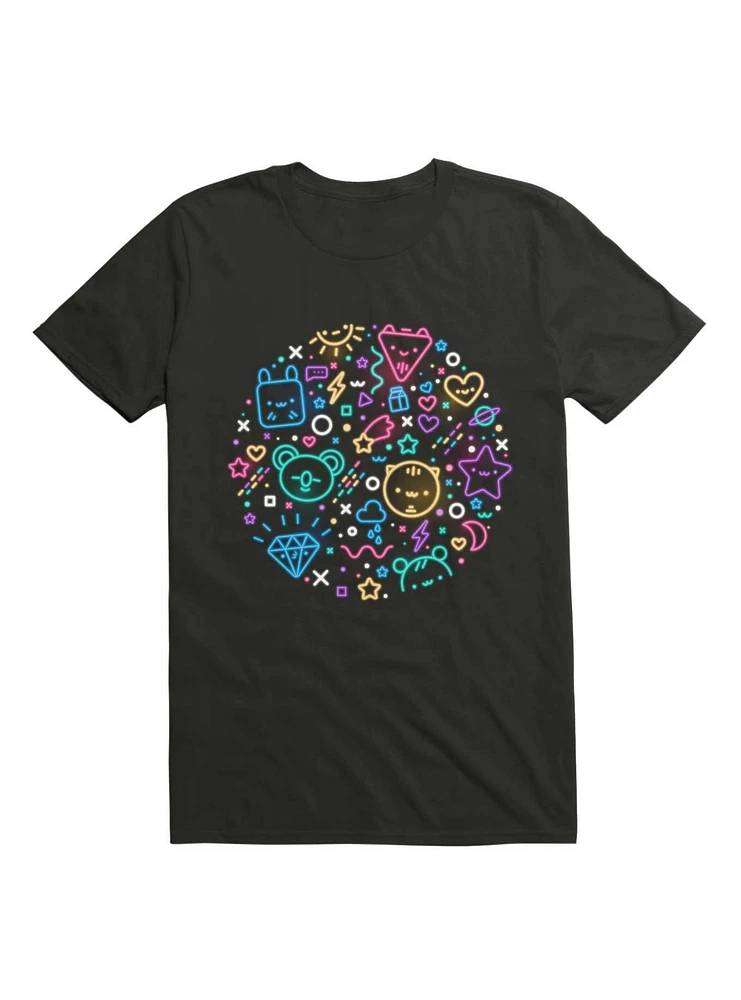 Kawaii Neon Mood T-Shirt