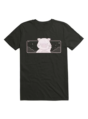 Kawaii Pink Peace Piggy T-Shirt