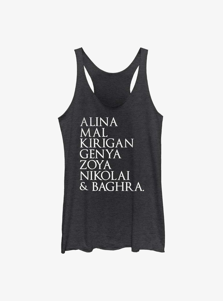 Shadow and Bone Character Stack Tank Top