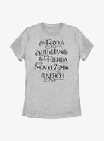 Shadow and Bone Many Lands Womens T-Shirt