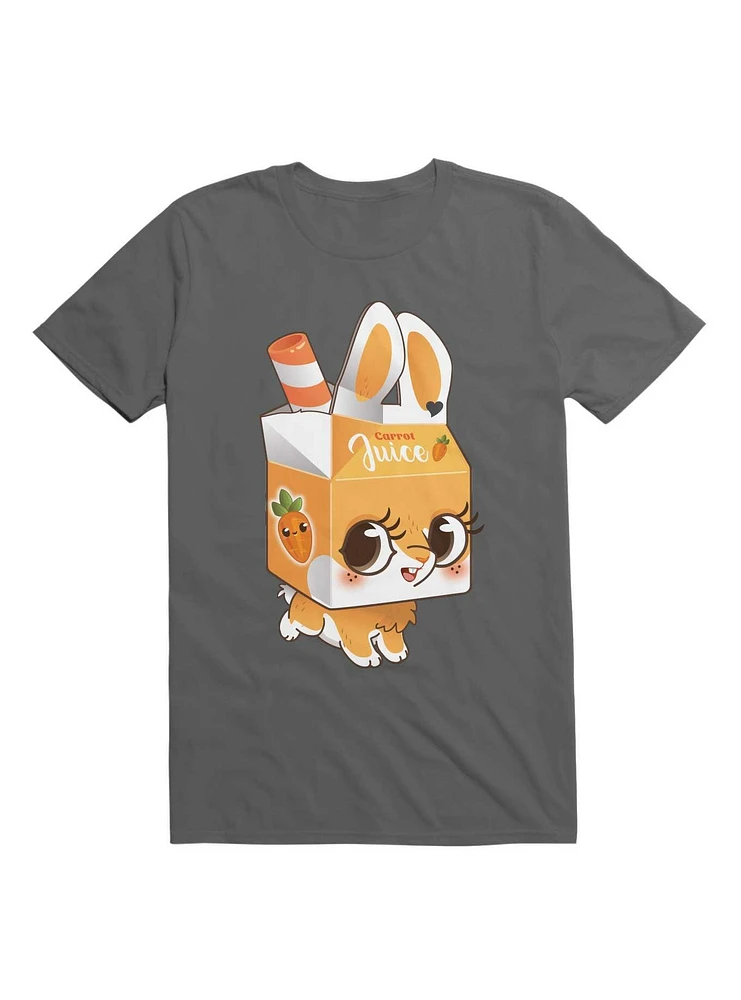 Kawaii Carrot Juice Bunny T-Shirt