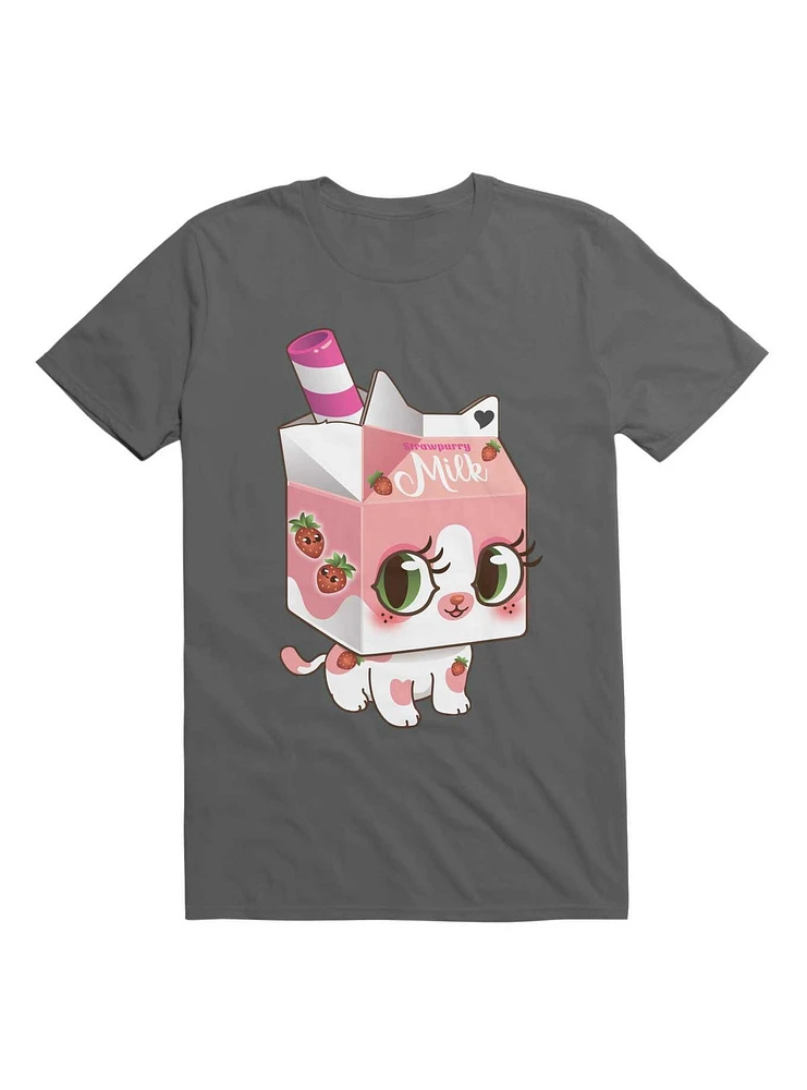 Kawaii Strawpurry Milk T-Shirt