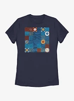 Marvel Ms. Portrait Panels Womens T-Shirt
