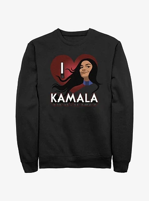 Marvel Ms. I Heart Kamala Sweatshirt