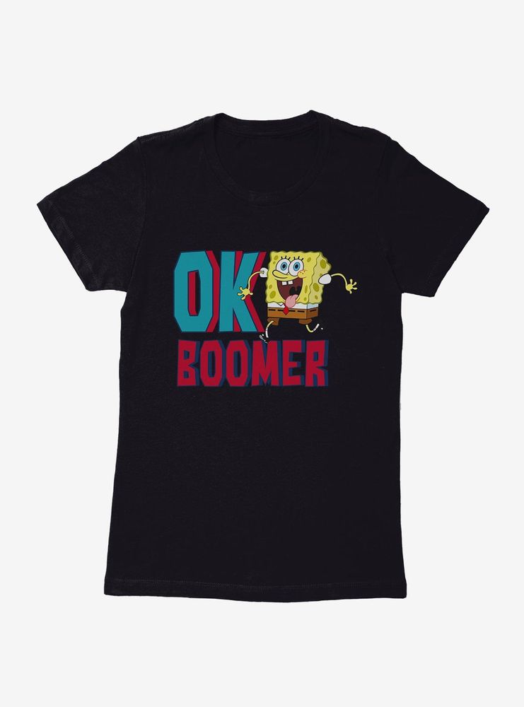 SpongeBob SquarePants Ok Boomer Womens T-Shirt