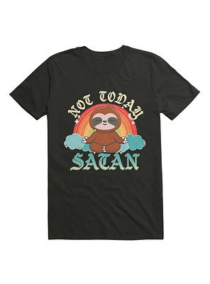 Kawaii Not Today, Satan Yoga Sloth T-Shirt