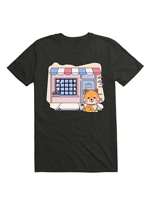 Kawaii Doggo Restaurant Cute Shiba Inu T-Shirt