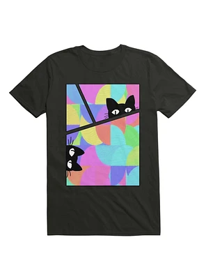 Kawaii Black Cats T-Shirt