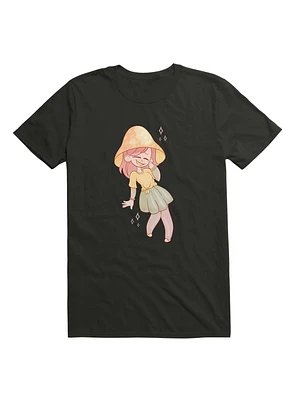 Kawaii Simple Mushroom Girl T-Shirt