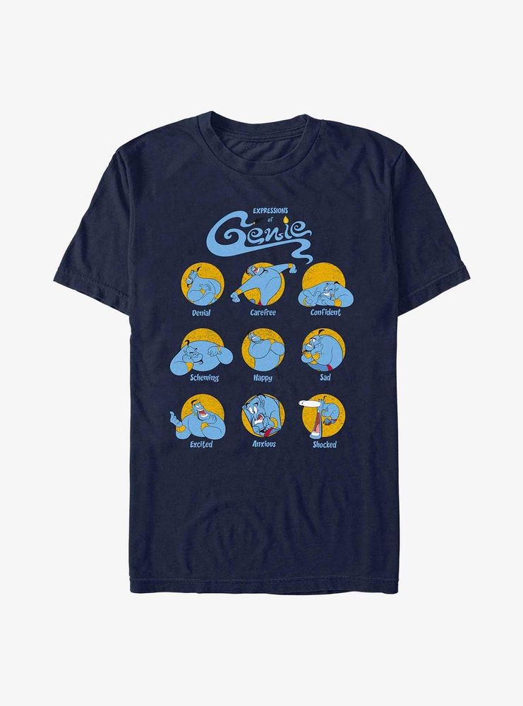 Disney Aladdin Expressions Of Genie T-Shirt