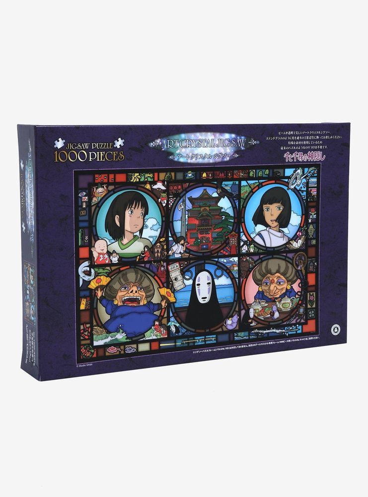 Studio Ghibli Spirited Away Stained Glass Portraits 1000-Piece Puzzle 