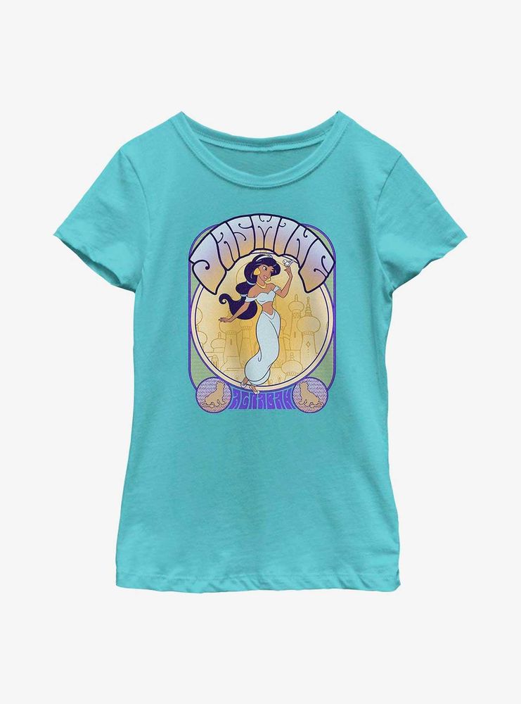 Disney Aladdin Jasmine Retro Youth Girls T-Shirt