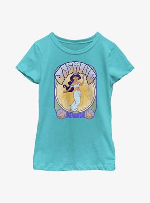 Disney Aladdin Jasmine Retro Youth Girls T-Shirt