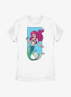 Disney The Little Mermaid Ariel Portrait Womens T-Shirt