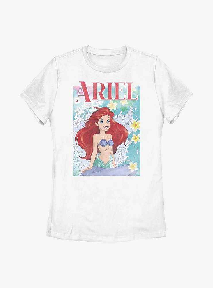 Disney The Little Mermaid Ariel Poster Womens T-Shirt