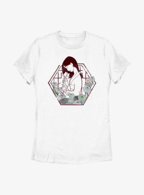 Disney Mulan Lotus Womens T-Shirt