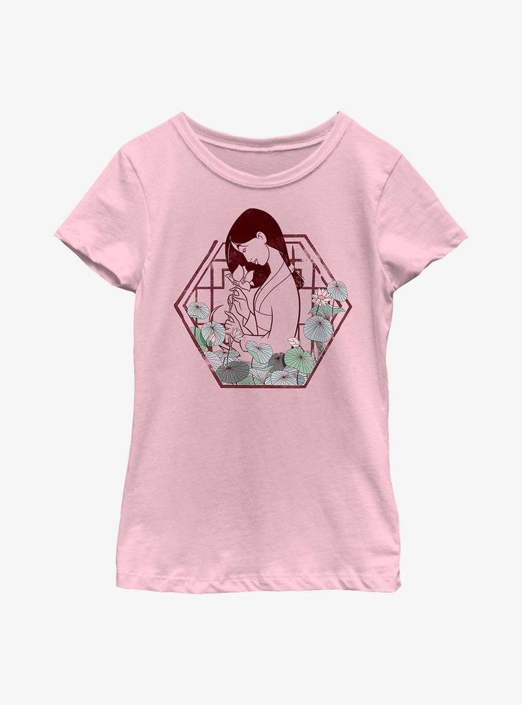 Disney Mulan Lotus Youth Girls T-Shirt