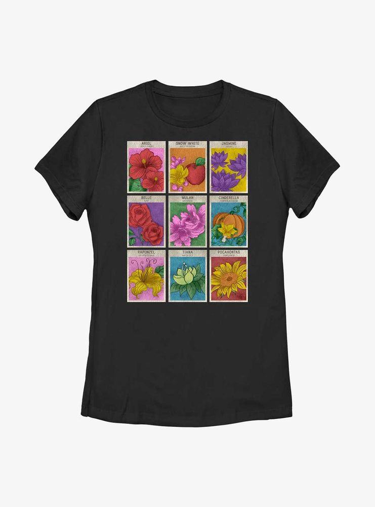 Disney Princesses Flower Seeds Womens T-Shirt