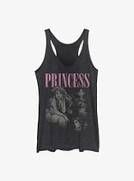 Disney Princesses Retro Portrait Womens Tank Top