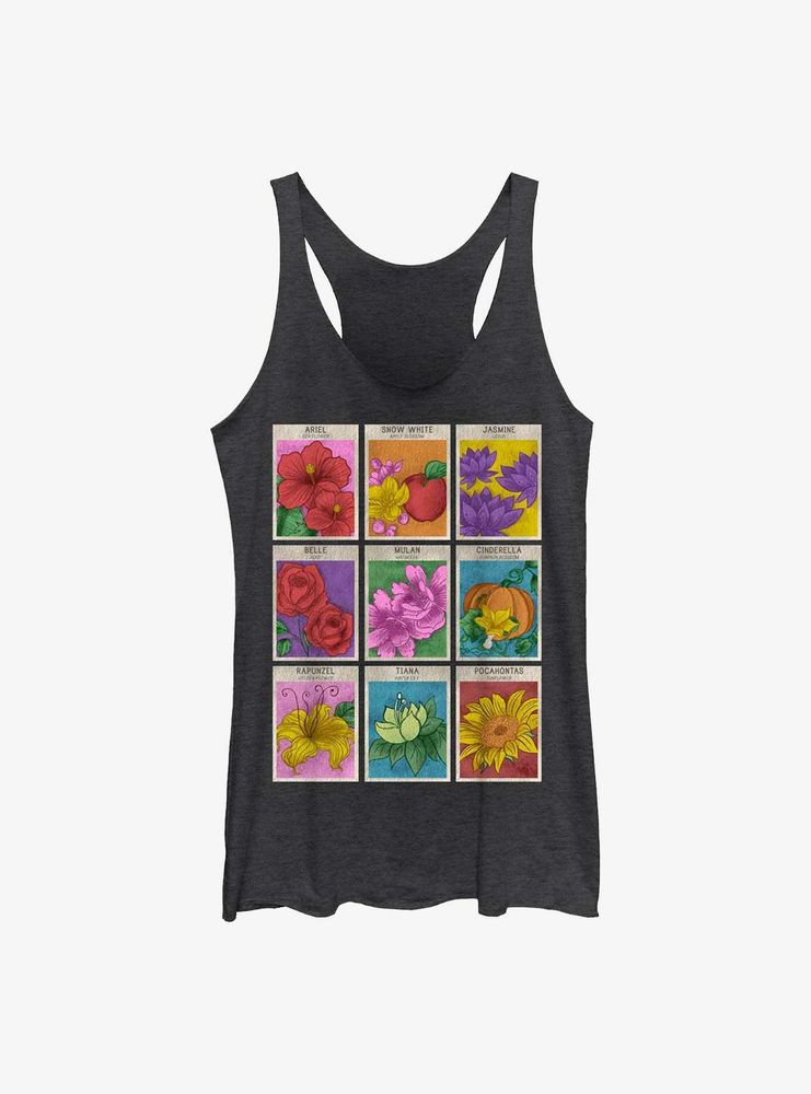 Disney Princesses Flower Seeds Womens Tank Top