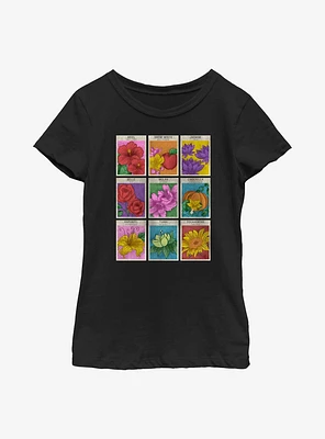 Disney Princesses Flower Seeds Youth Girls T-Shirt