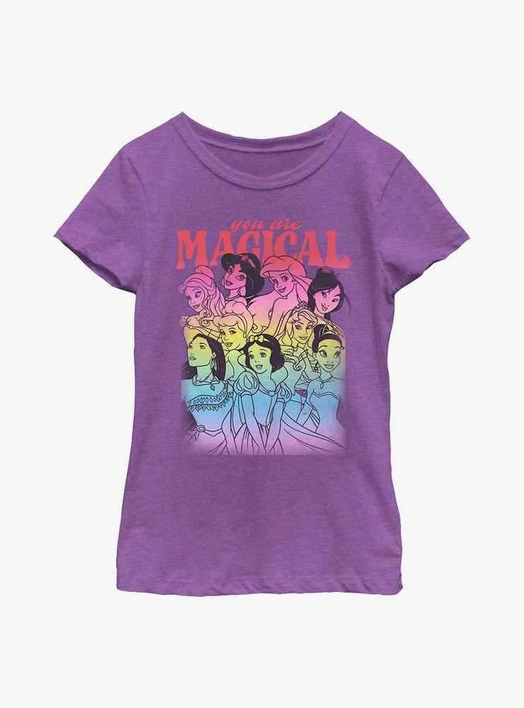 Disney Princesses You Are Magical Youth Girls T-Shirt