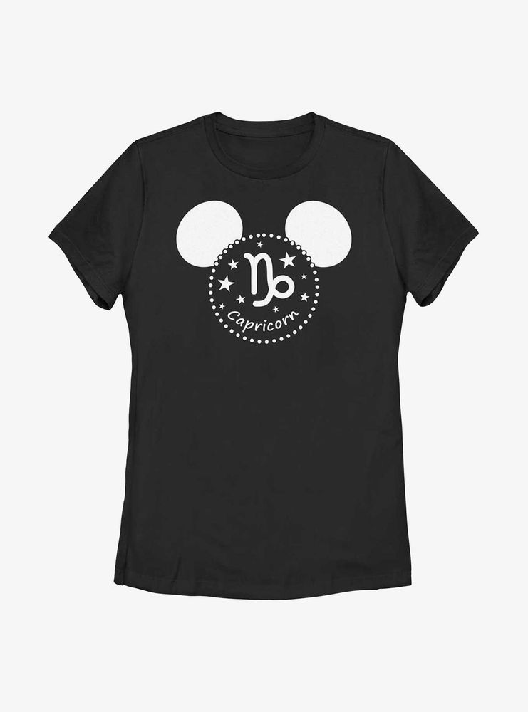 Disney Mickey Mouse Capricorn Ears Womens T-Shirt