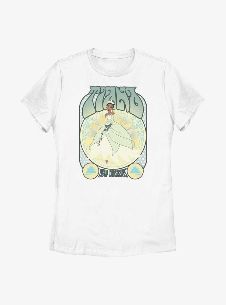 Disney The Princess And Frog Tiana Retro Womens T-Shirt