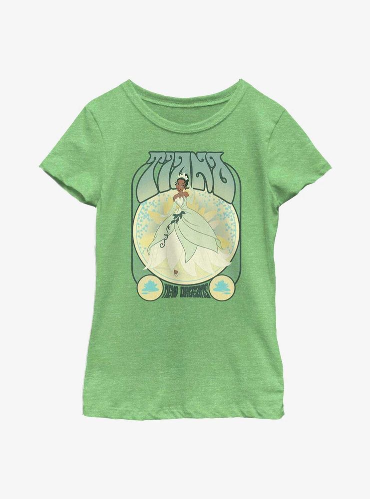 Disney The Princess And Frog Tiana Retro Youth Girls T-Shirt