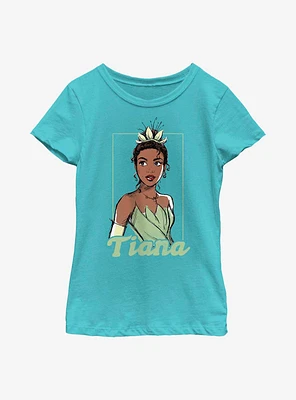Disney The Princess And Frog Tiana Sketched Youth Girls T-Shirt