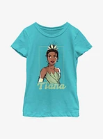 Disney The Princess And Frog Tiana Sketched Youth Girls T-Shirt