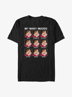 Disney Snow White & The Seven Dwarfs Grumpy Moods T-Shirt