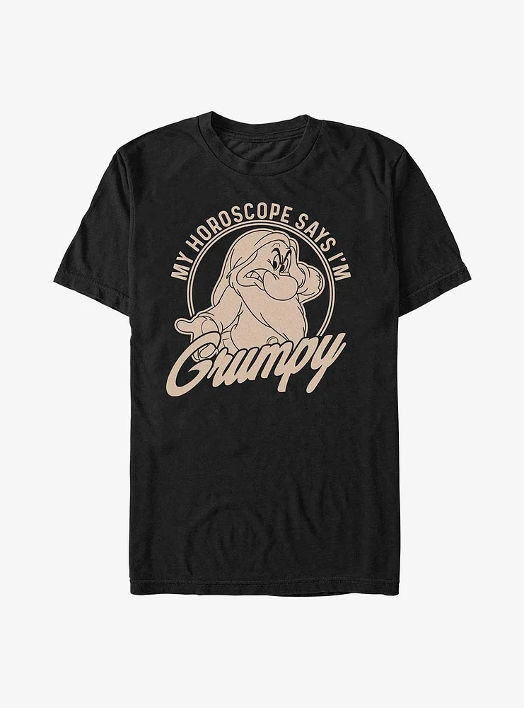 Disney Snow White & The Seven Dwarfs Horoscope Grumpy T-Shirt