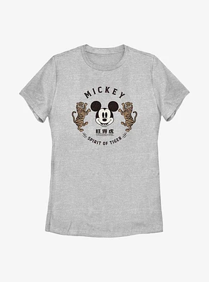 Disney Mickey Mouse Spirit Of Tiger Womens T-Shirt