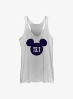 Disney Mickey Mouse Half Marathon Miles Womens Tank Top