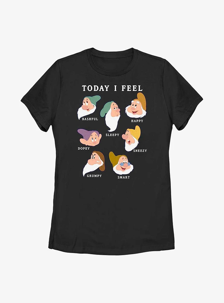 Disney Snow White & The Seven Dwarfs Today I Feel Womens T-Shirt