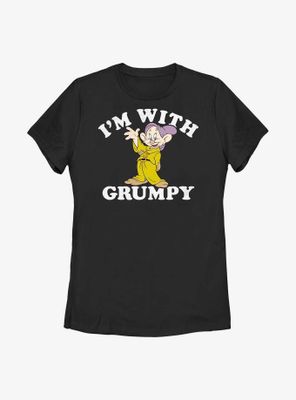 Disney Snow Whte & The Seven Dwarfs With Grumpy Womens T-Shirt