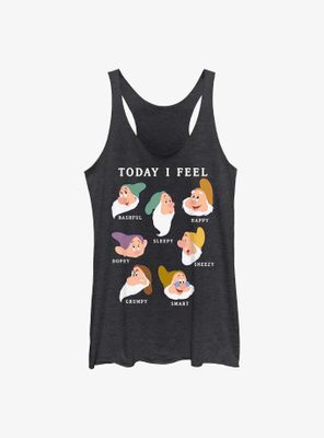 Disney Snow White & The Seven Dwarfs Today I Feel Womens Tank Top